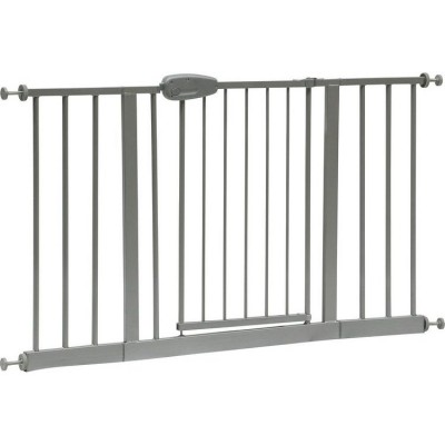 Customizable easy step walk thru high quality fully adjustable metal baby safety gate for stair